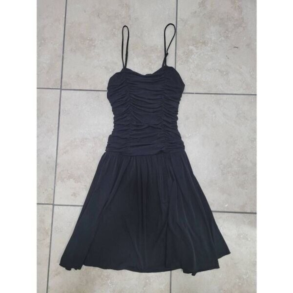 Maxandcleo ruched little Black dress